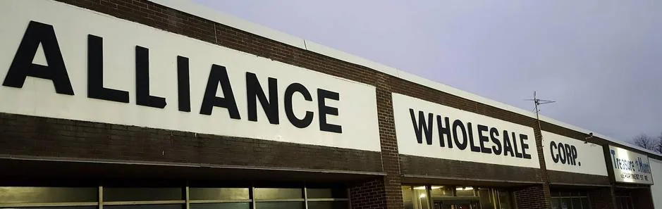 Alliance Wholesale Corporation signage at its facility
